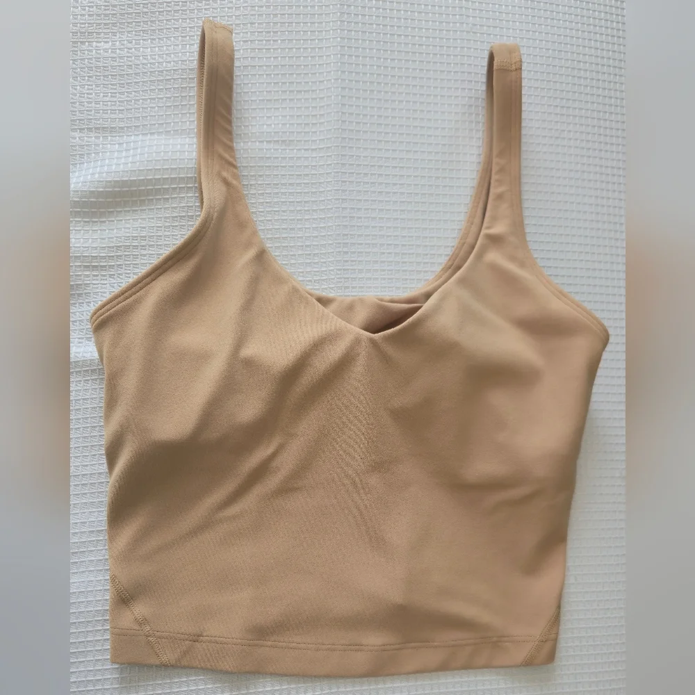 Lululemon Athletica Beige Tank Top